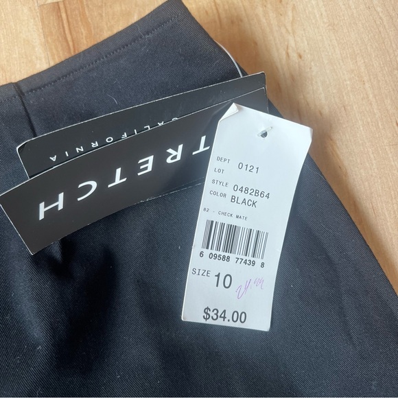 NWT Vintage 90s Y2K Cottage Core Gingham Floral Trim Skirt - Picture 6 of 7